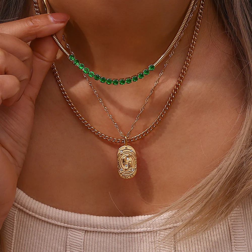Baroque Constellation Necklace - 12 Zodiac Sign - Image 11