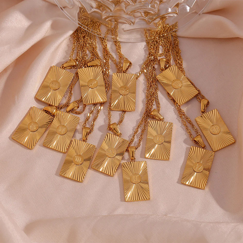 Radiant Rising Sun Constellation Necklace - 18K Glod plated (Full collection) - Image 20
