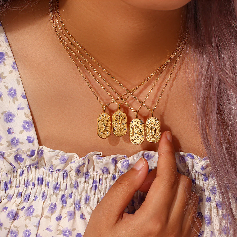 Taurus - Baroque Constellation Necklace - Image 3